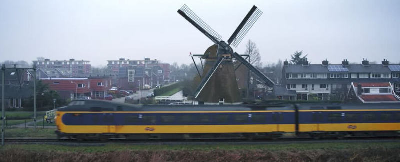 Голландские поезда ездят только на энергии ветра