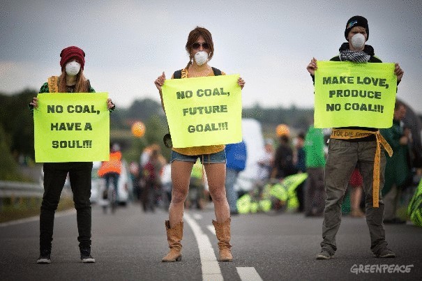 Европа протестует против бурого угля 