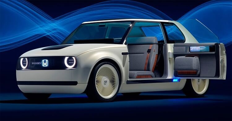 Honda Urban EV: необычный концепт электромобиля в ретро-стиле