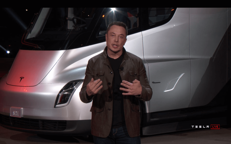 Новая электрофура Tesla Semi