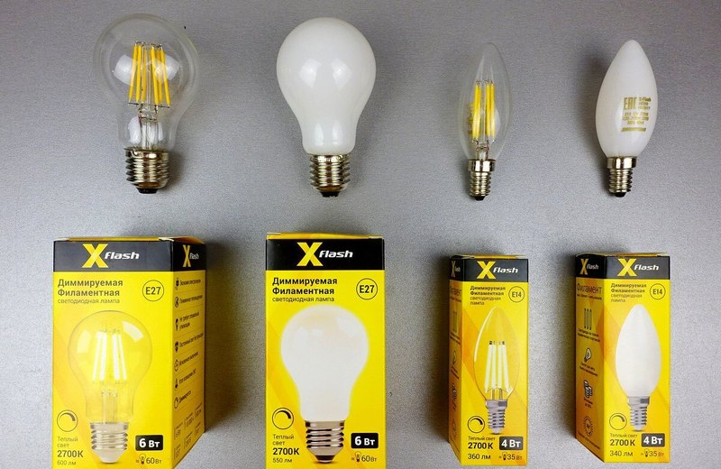 Новые филаментные светодиодные лампы X-Flash