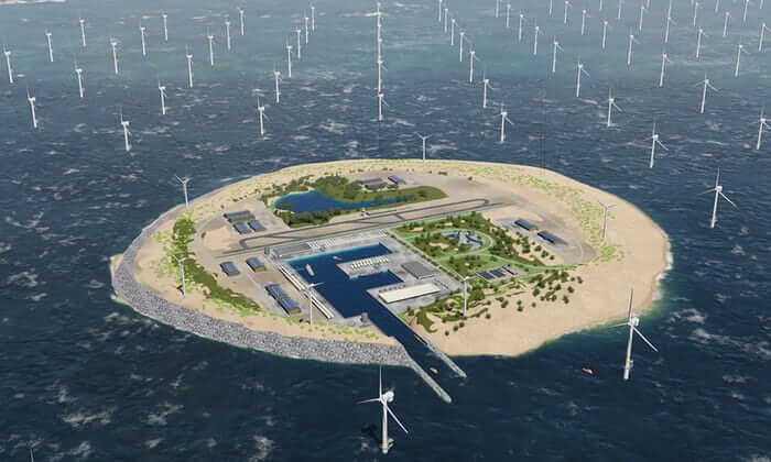 Искусственный энергетический остров в Северном море