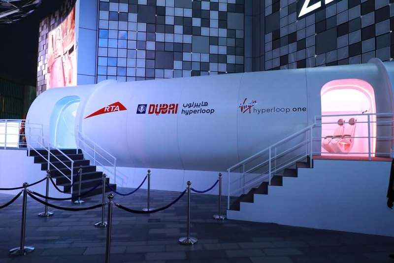 Капсулу Virgin Hyperloop One показали в Дубае