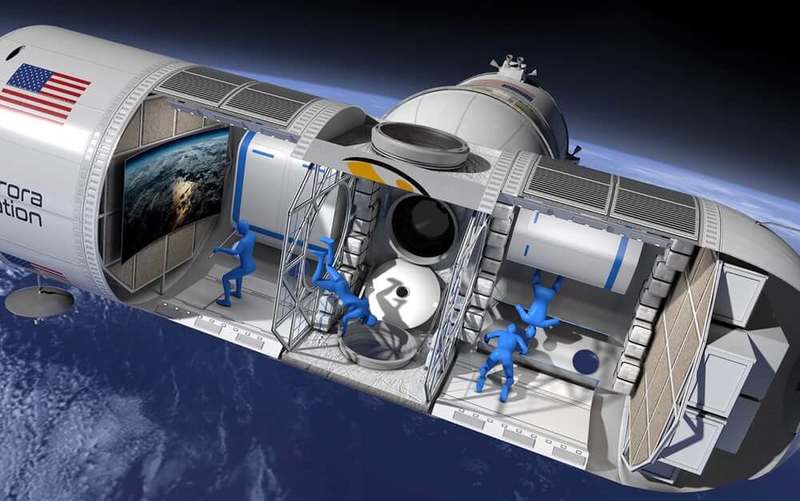Космическая станция-отель Aurora откроется в 2022 году