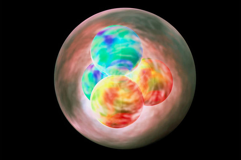 Давления внутри протона оказалось выше давления в недрах нейтронных звезд