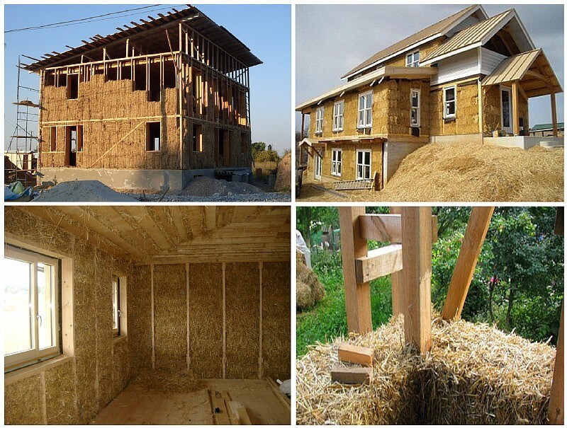 построить дом из соломы