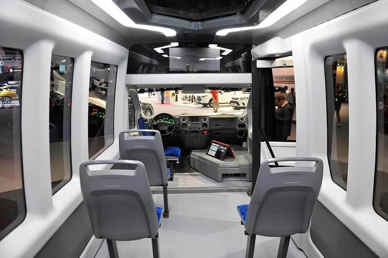 «ГАЗ» представил два прототипа беспилотных микроавтобусов