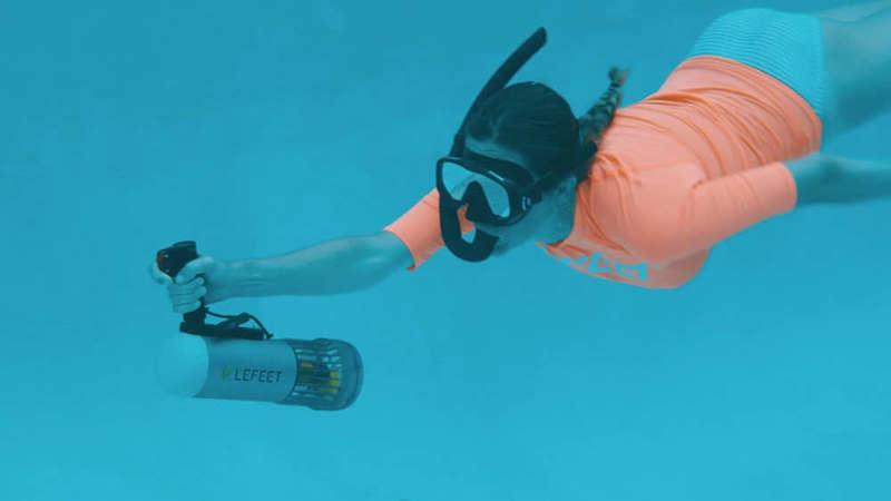 LeFeet — модульный подводный скутер для дайверов и каяков