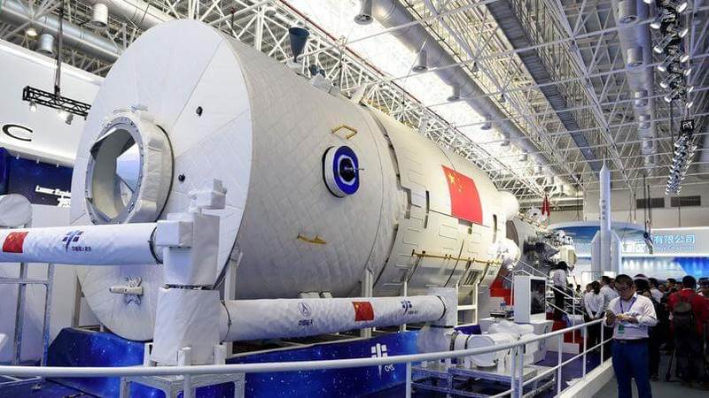 Китай показал модель своей будущей космической станции