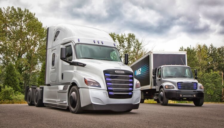 Daimler испытает электрические грузовики на Западном побережье США