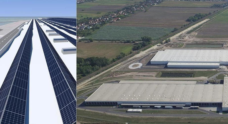 Крупнейшая кровельная солнечная электростанция Европы — 12 МВт
