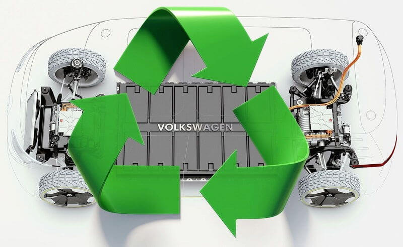 Volkswagen строит завод по глубокой переработке литий-ионных аккумуляторов
