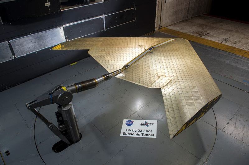 НАСА и MIT сотрудничают в разработке нового гибкого крыла самолета