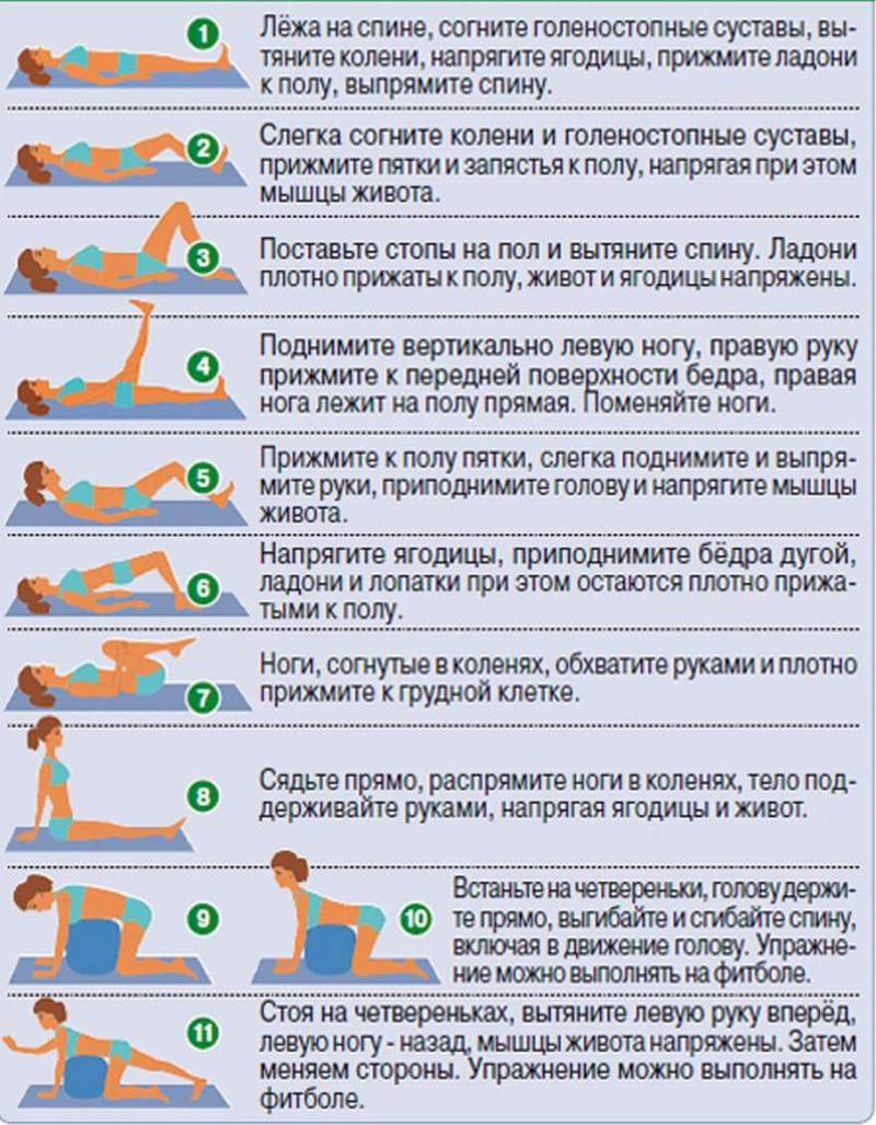 Грыжа межпозвоночного диска: 12 упражнений для спины