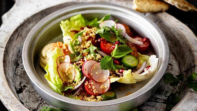 2 рецепта полезных салатов: Табуле и Салат из 7 круп