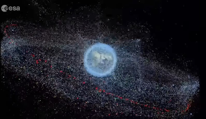 Сколько космического мусора на орбите Земли - уникальное видео показало ESA