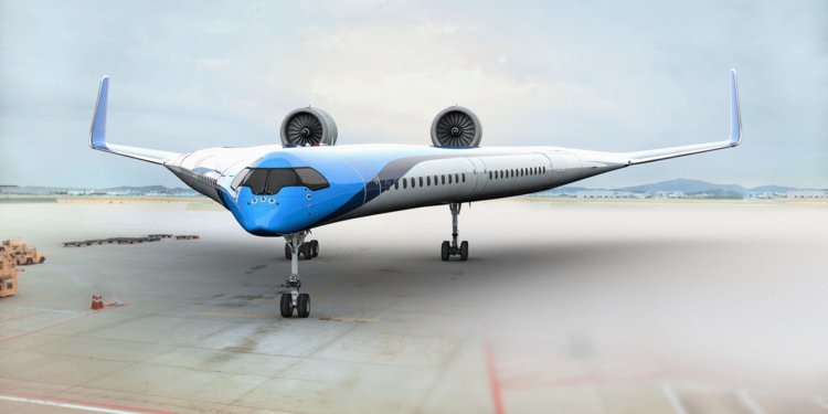 Конструкция самолета «Flying-V» обещает экономию топлива