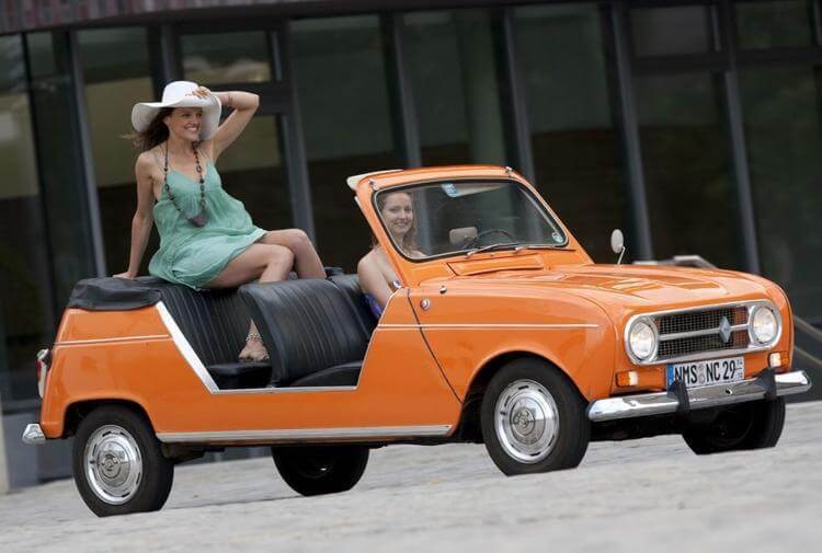 Культовый Renault 4 возродили в виде электрического кабриолета