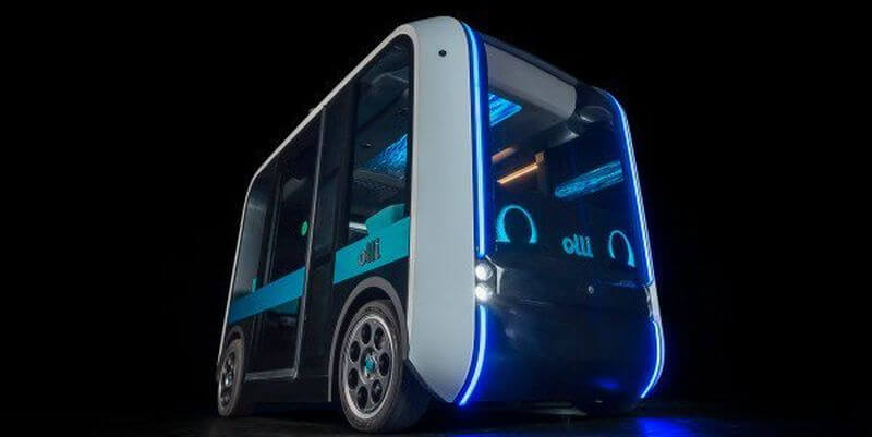 Беспилотный автобус с ИИ напечатали на 3D-принтере