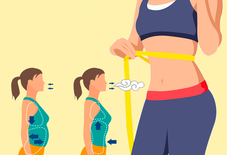 Если нет времени на спорт: дыхательная техника для расхода калорий