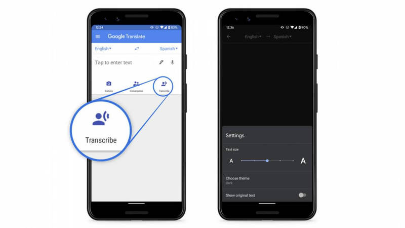  Google Translate на Android теперь может транскрибировать речь в режиме реального времени