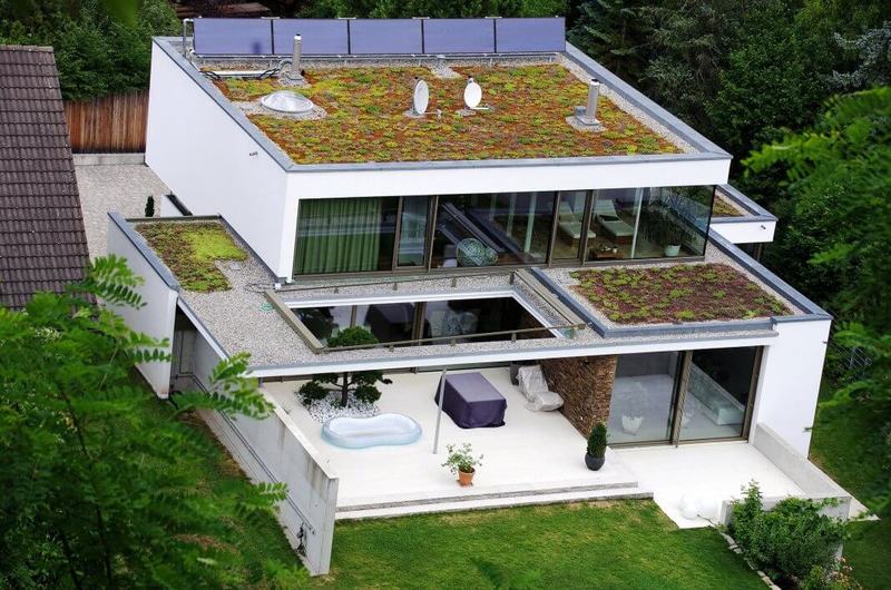 Как зеленая крыша влияет на выработку энергии фотоэлектрической системой?