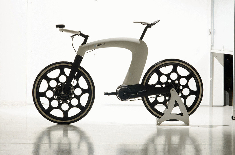 Интересный электрический велосипед nCycle