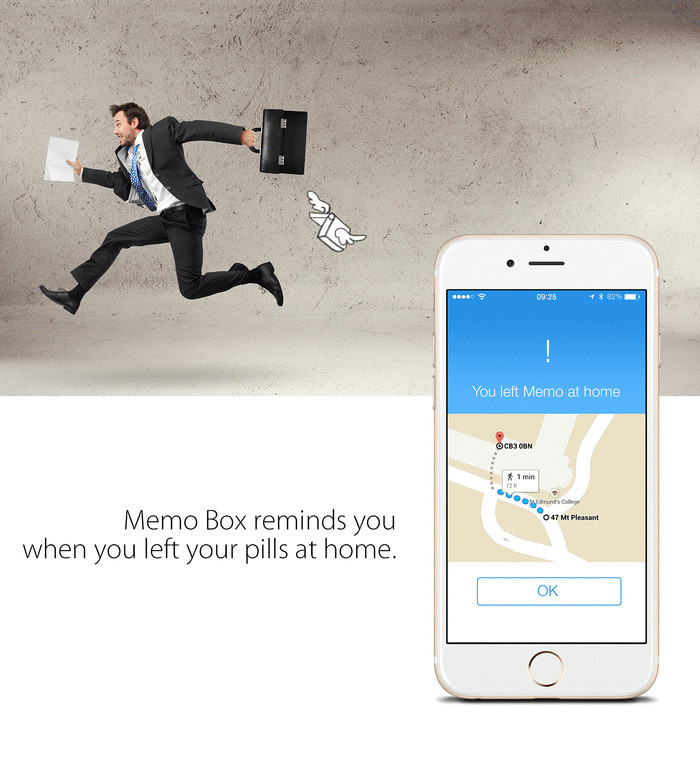 Memo Box – умный гаджет, который не позволит вам забыть принять лекарство