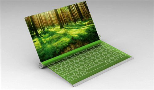 Plantbook — концепт экологического ноутбука