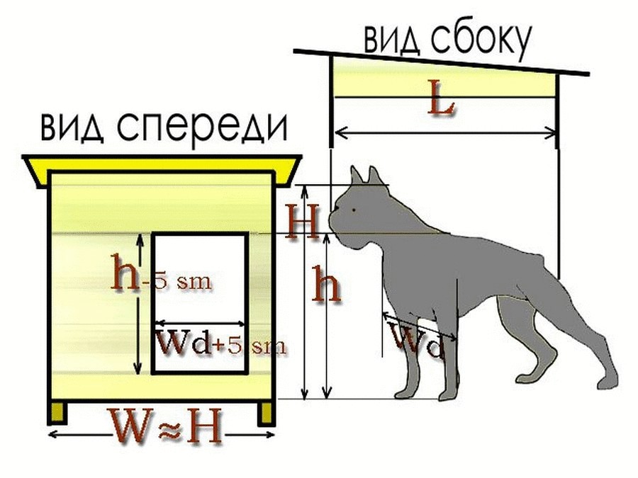 Собачья зимняя будка собственной постройки